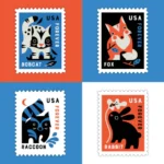 Baby Wild Animals 2025- USPS Forever Stamps（Sheets）