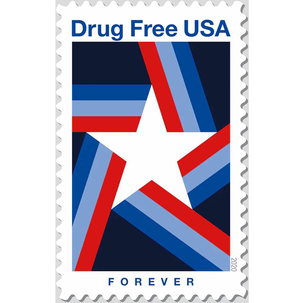 drug-free-2020-forever-stamps-histamps (1) Drug Free 2020- USPS Forever Stamps(Sheets) - Image 1