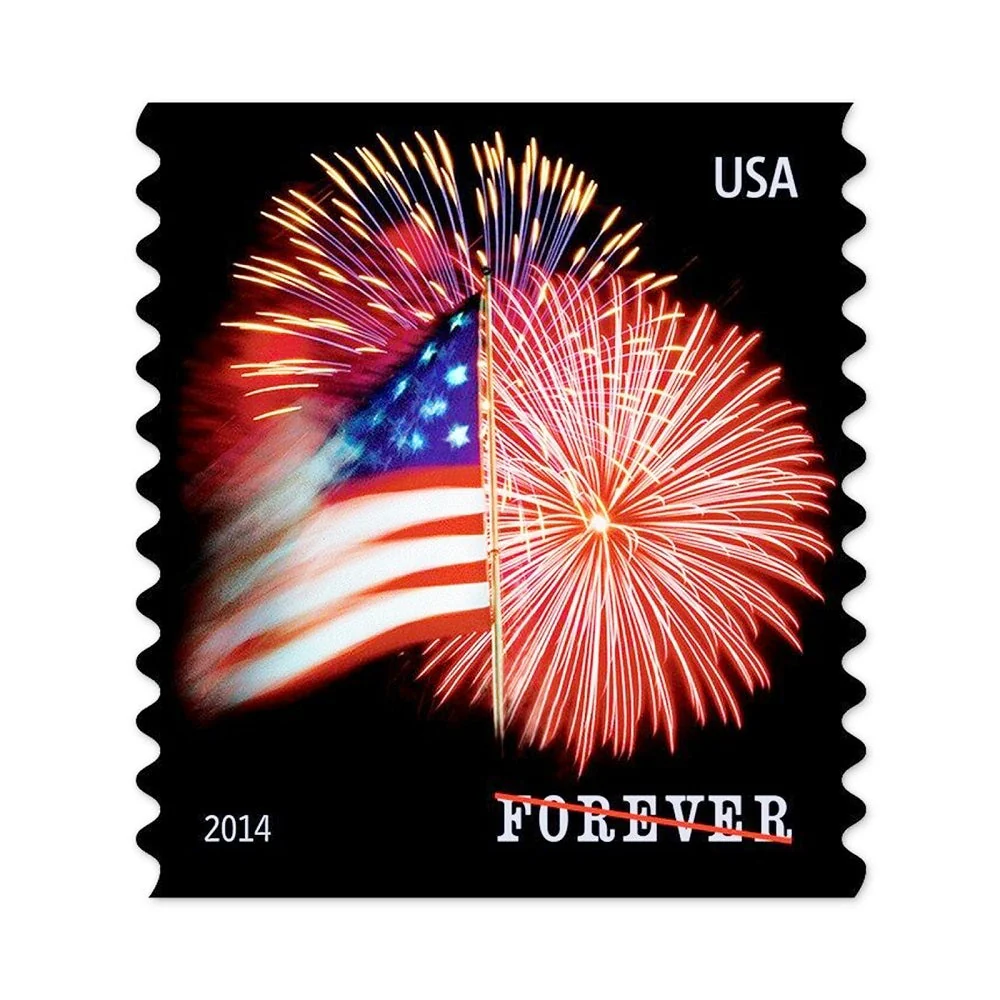 flags-2014-booklet-forever-stamps-histamps (1) US Flags 2014 - USPS Forever Stamps(Books) - Image 1