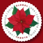 Global Poinsettia 2018- USPS Forever Stamps（50Pcs）