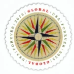 Global:1794 Compass Rose 2025- USPS Forever Stamps（50Pcs）