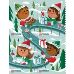Holiday Elves 2022- USPS Forever Stamps（Books）