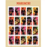 Mariachi 2022- USPS Forever Stamps（Sheets） - Image 2