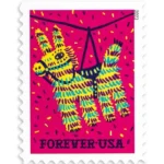 Piñatas 2023- USPS Forever Stamps（Books）