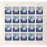 Sailboats Postcard 2023- USPS Forever Stamps（Sheets） - Image 2