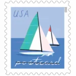 Sailboats Postcard 2023- USPS Forever Stamps（Sheets）