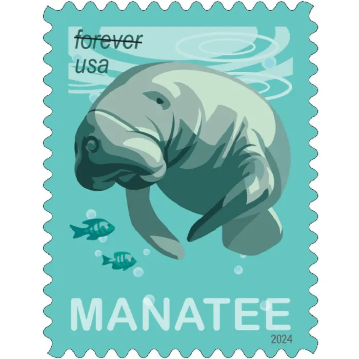 save-the-manatees-2024-forever-stamps-histamps (1) Save the Manatees 2024- USPS Forever Stamps(Books) - Image 1