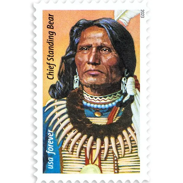 standing-bear-leader-2023-forever-stamps-histamps (3) Standing Bear Leader 2023-USPS Forever Stamps(Sheets) - Image 1