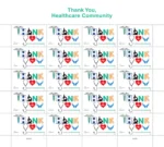 Thank You,Healthcare Community2024- USPS Forever Stamps（Sheets）