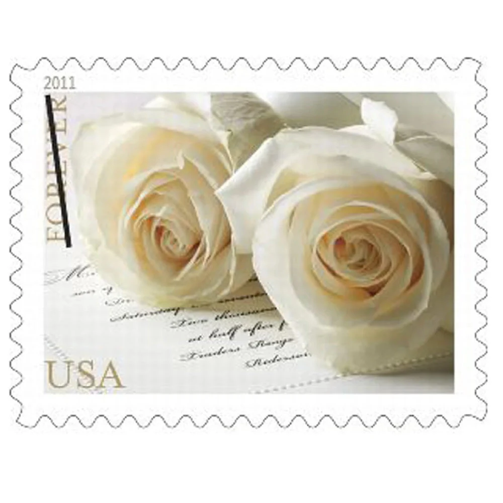 wedding-roses-2011-forever-stamps-histamps Wedding Roses 2011-USPS Forever Stamps(Sheets) - Image 1