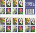 Winter Flowers 2014- USPS Forever Stamps（Books） - Image 2
